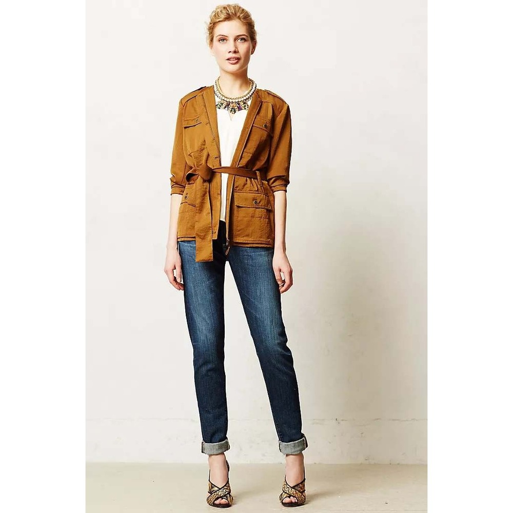AG Adriano Goldschmied Nikki Relaxed Skinny Jeans Womens 27 Blue‎ Distressed USA